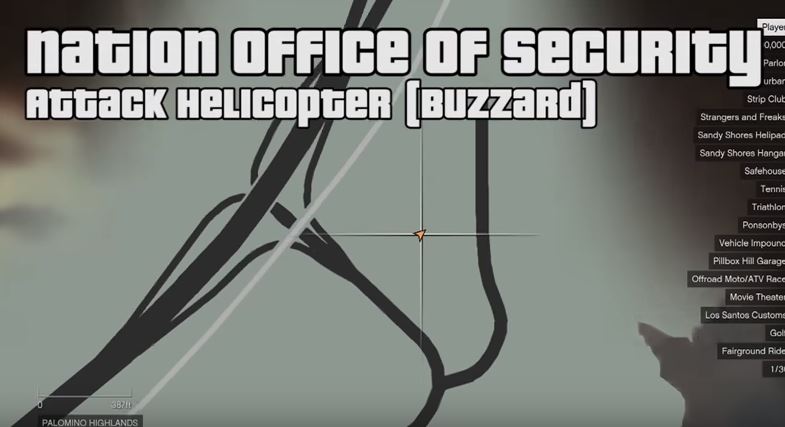 gta 5 buzzard helicopter location