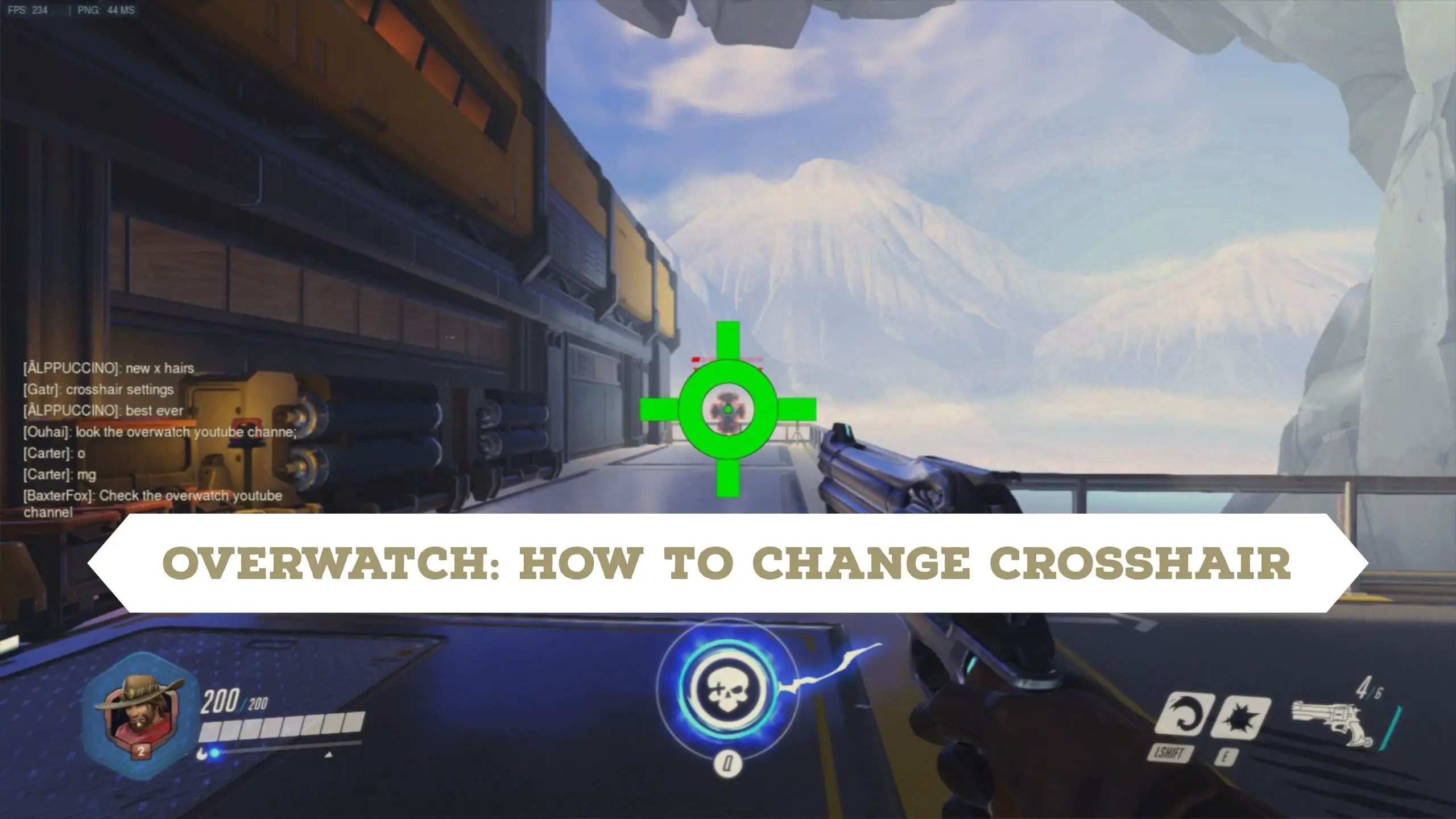 Quick Method] How to Easily Change Crosshair in Overwatch
