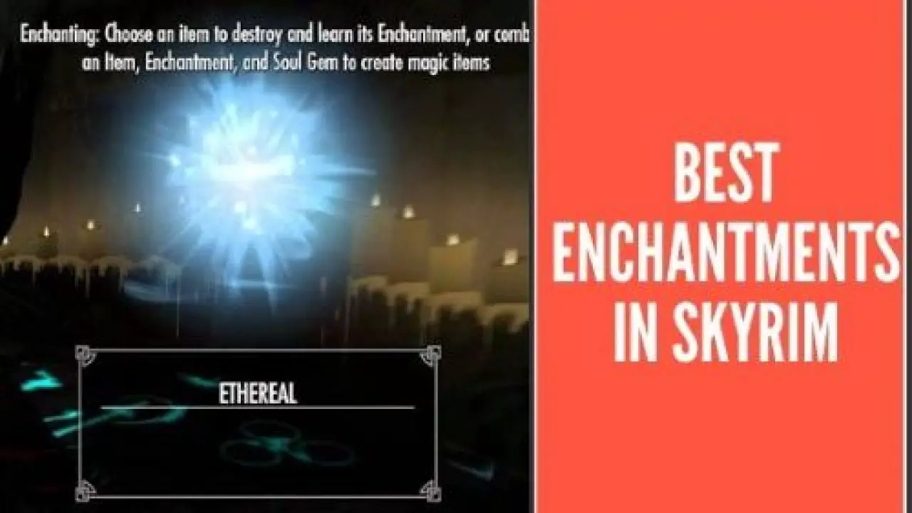 skyrim weapon enchantments list